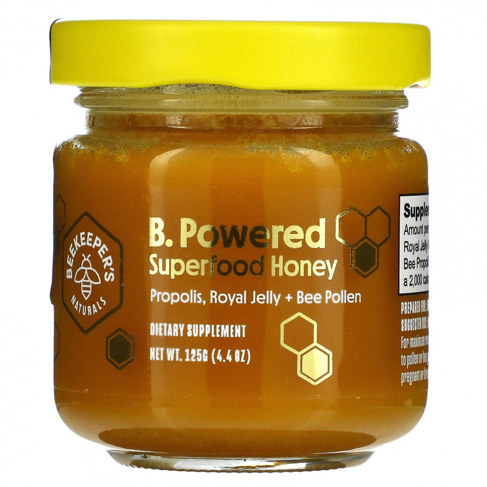 ������ ������ Beekeeper's Naturals, B. Powered, ��� �� ����������, 125 � (4,4 �����)  IHerb (������) ����