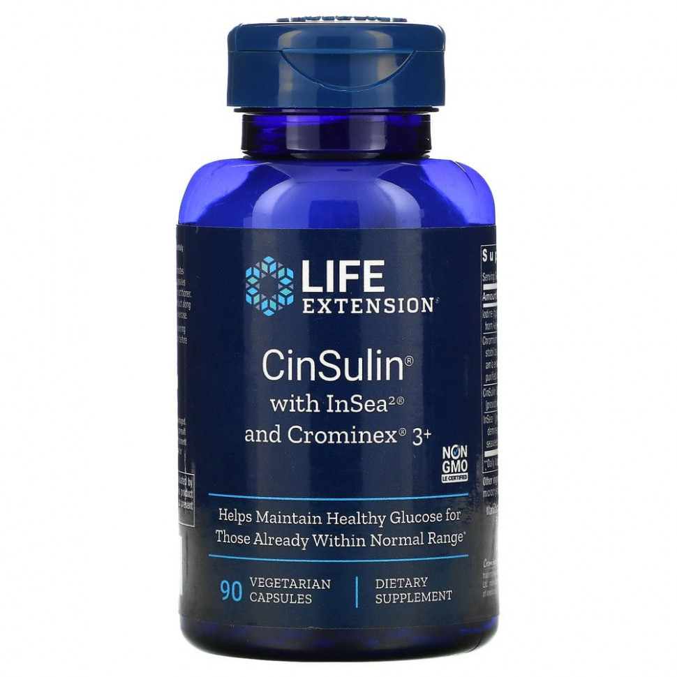 ������ ������ Life Extension, CinSulin � InSea2 � Crominex 3+, 90 ������������ ������  IHerb (������) ����