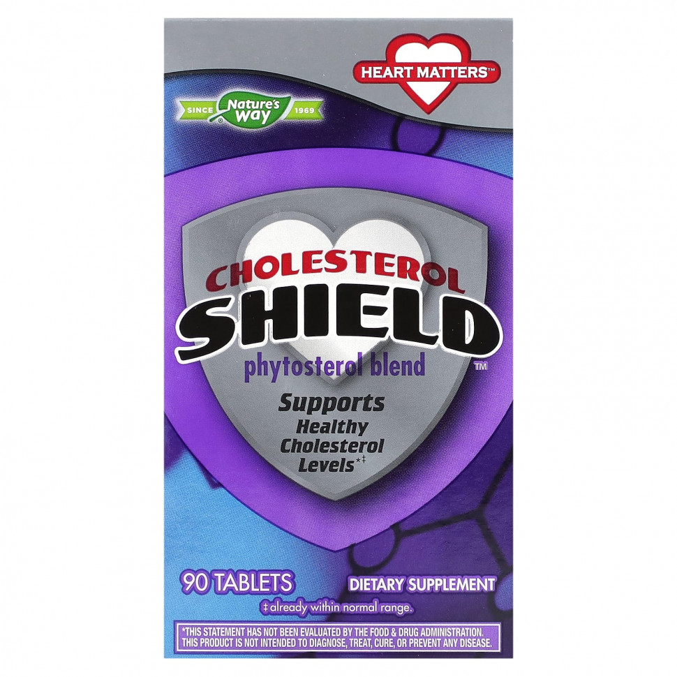������ ������ Nature's Way, Cholesterol Shield, 90 ��������  IHerb (������) ����