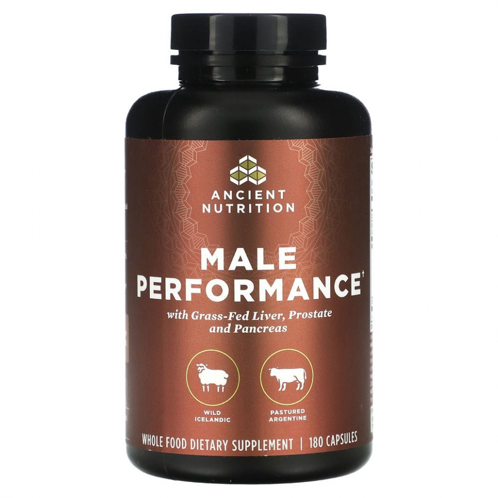 ������ ������ Dr. Axe / Ancient Nutrition, Male Performance, 180 ������  IHerb (������) ����