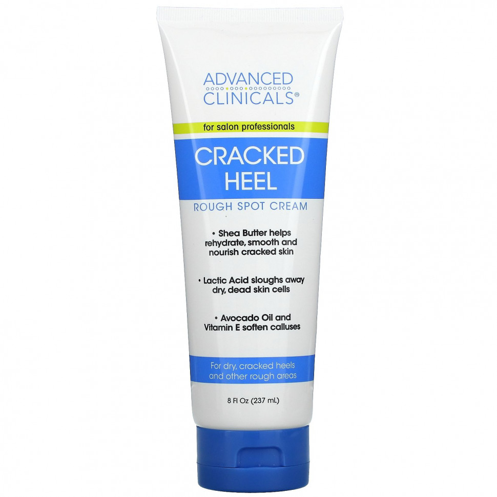 ������ ������ Advanced Clinicals, Cracked Heel, Rough Sport Cream, 8 fl oz (237 ml)  IHerb (������) ����