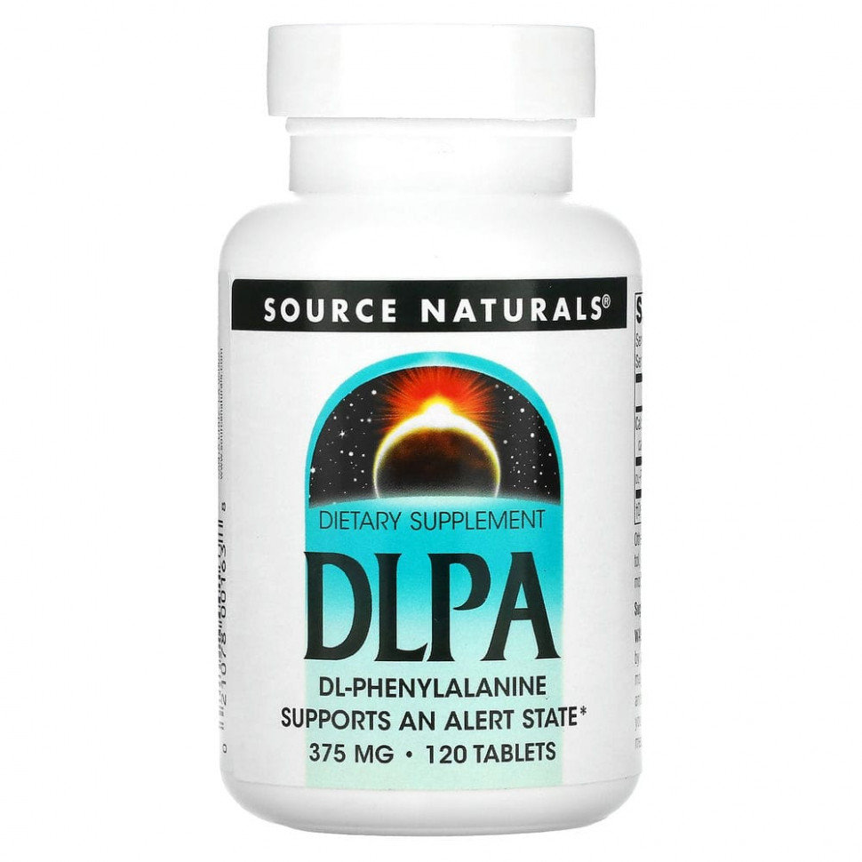������ ������ Source Naturals, DLPA, 375 ��, 120 ��������  IHerb (������) ����