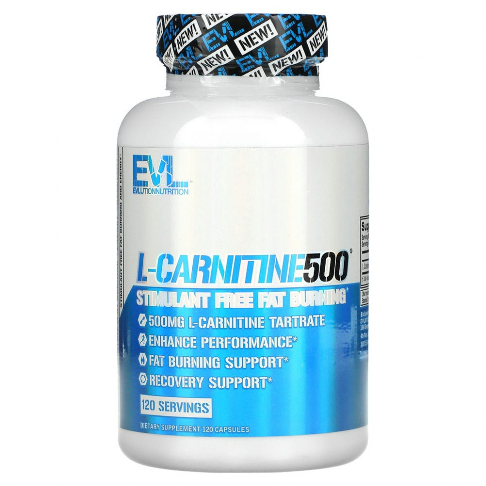 ������ ������ EVLution Nutrition, L-Carnitine500, 120 ������  IHerb (������) ����