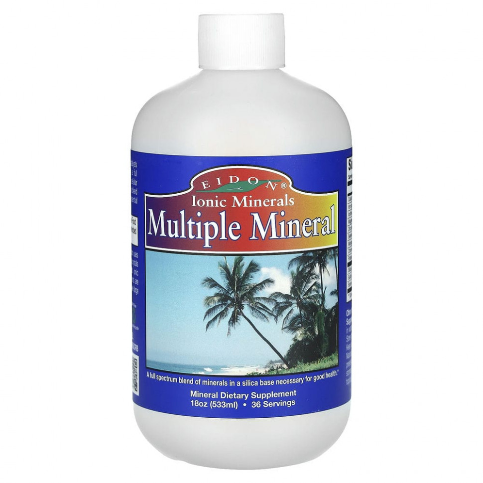 ������ ������ Eidon Mineral Supplements, Multiple Mineral, 533 �� (18 �����)  IHerb (������) ����