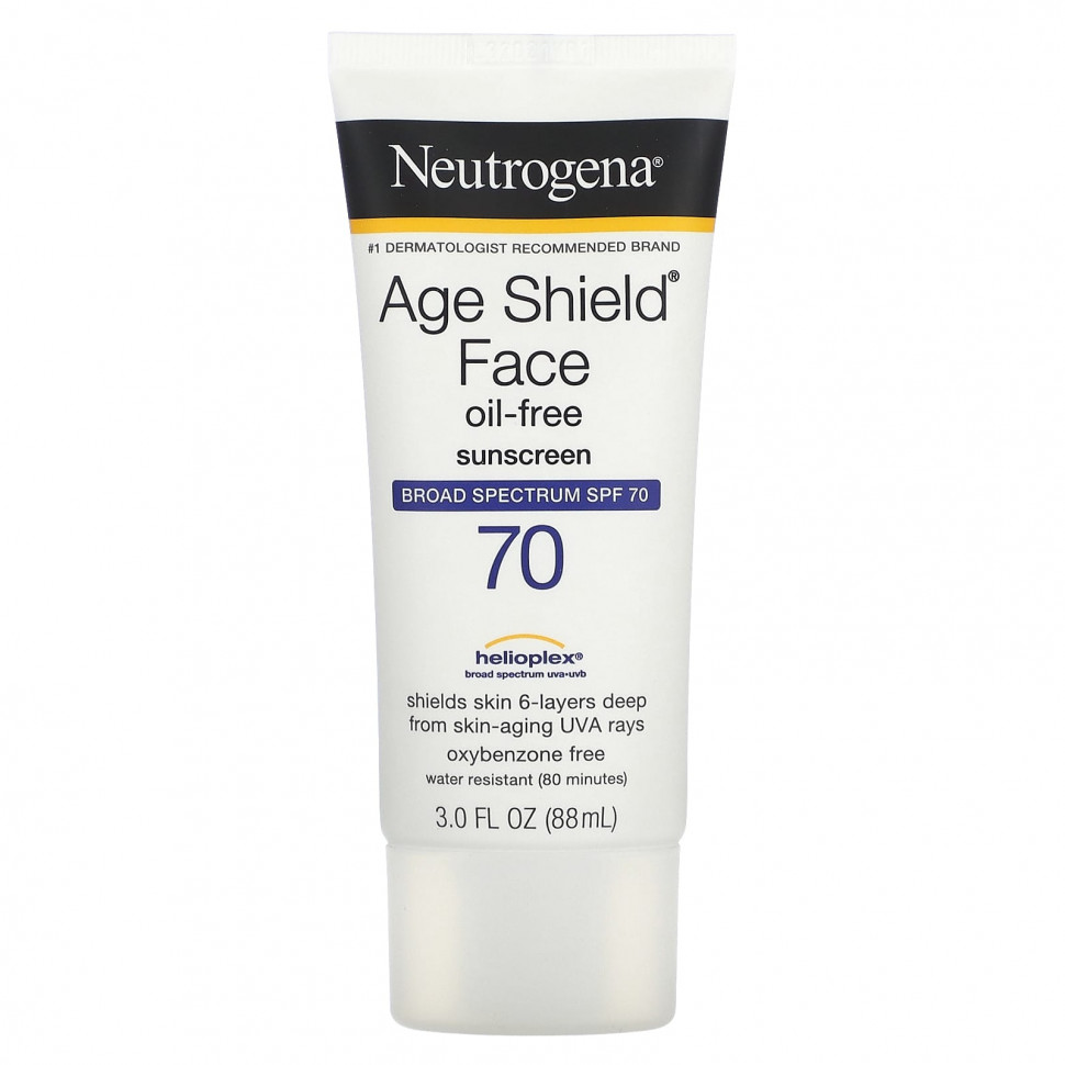 ������ ������ Neutrogena, Age Shield, �������������� �������� ��� ����, SPF 70, 88 �� (3 ����. �����)  IHerb (������) ����