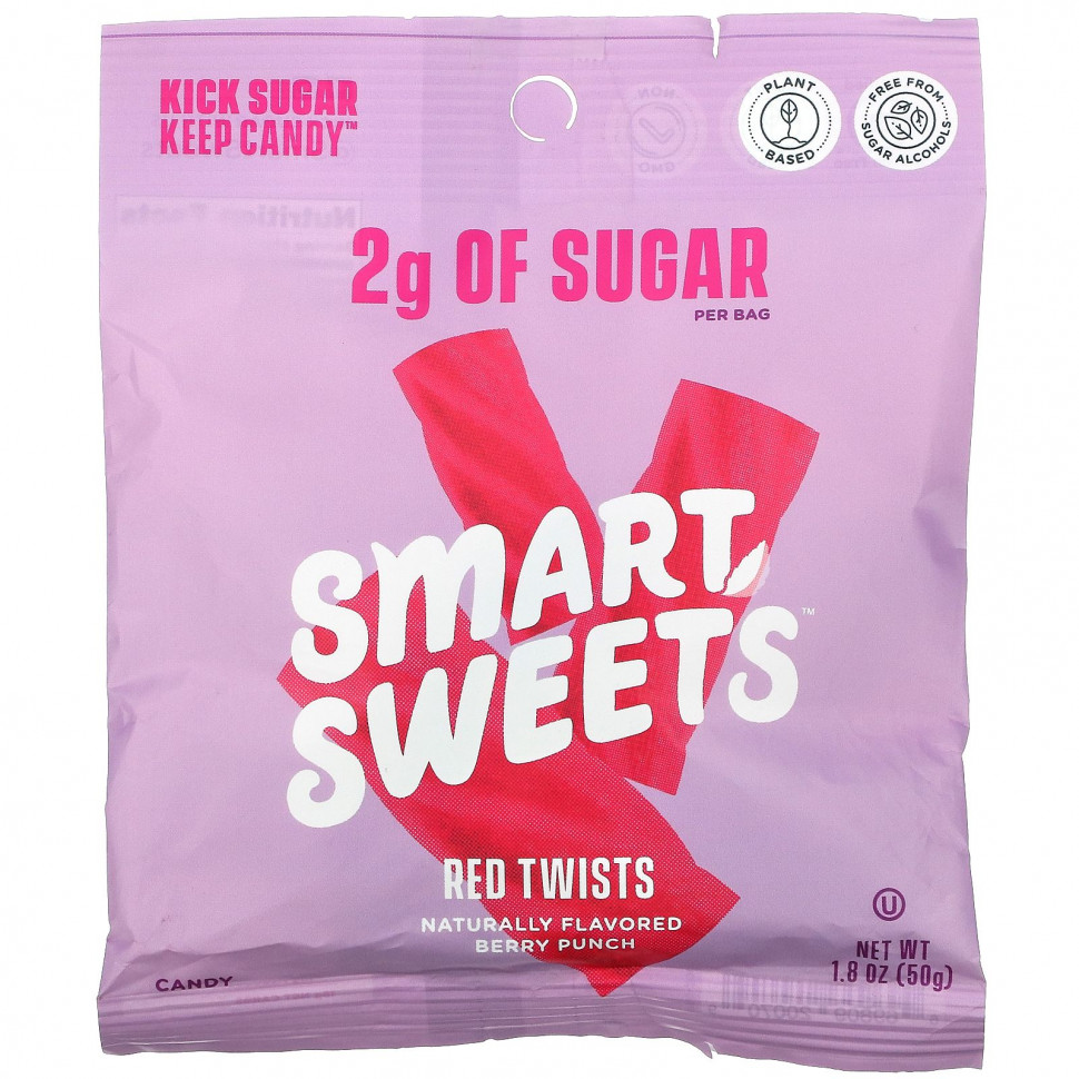 ������ ������ SmartSweets, Red Twists, ������� ����, 50 � (1,8 �����)  IHerb (������) ����