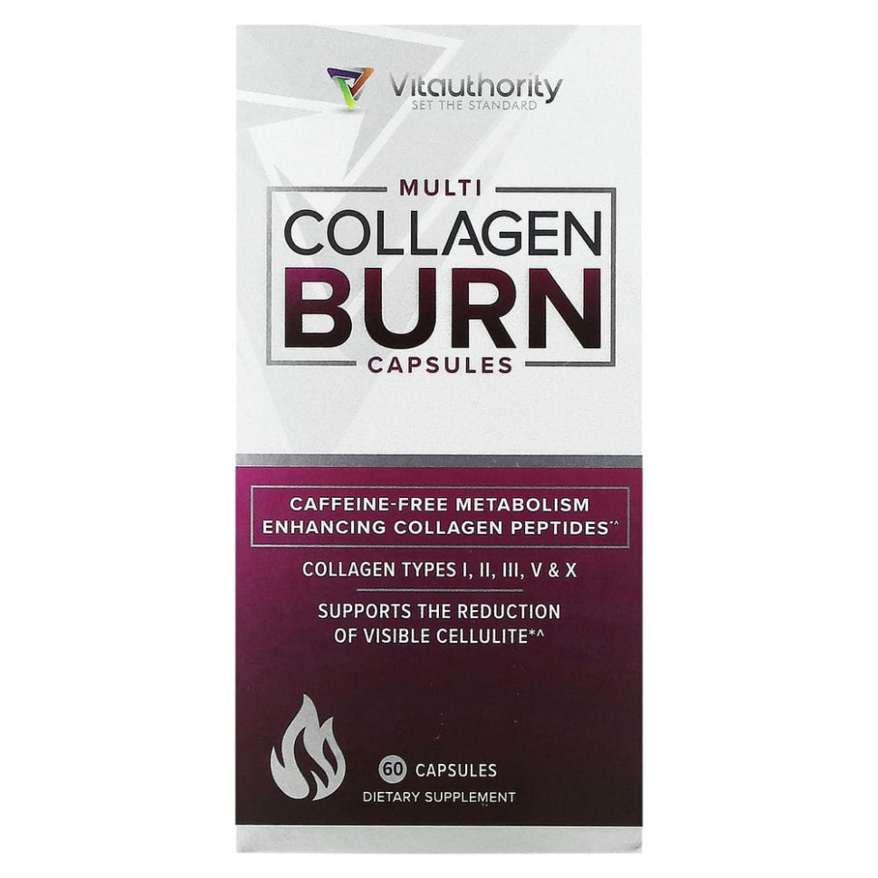 ������ ������ Vitauthority, Multi Collagen Burn, 60 ������  IHerb (������) ����