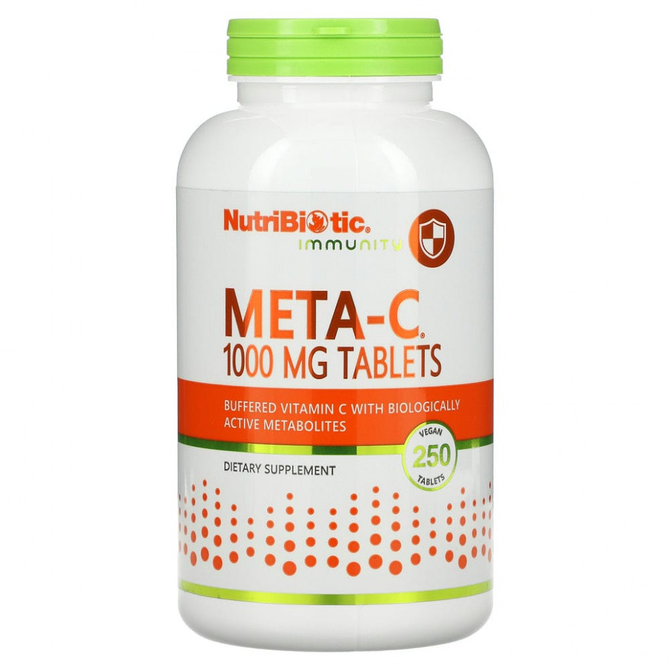 ������ ������ NutriBiotic, Immunity, Meta-C, 1000 ��, 250 �������� ������������� �������������  IHerb (������) ����
