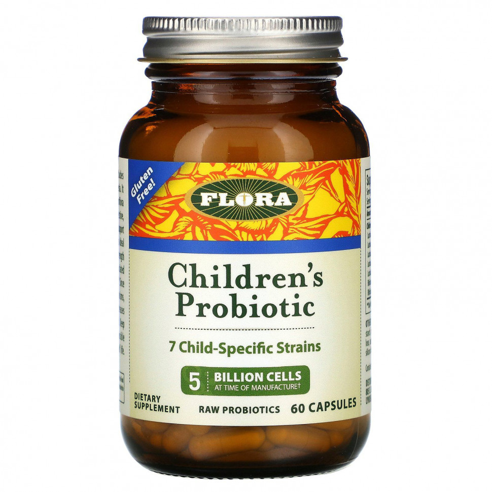 ������ ������ Flora, Children's Probiotic, 60 ������  IHerb (������) ����
