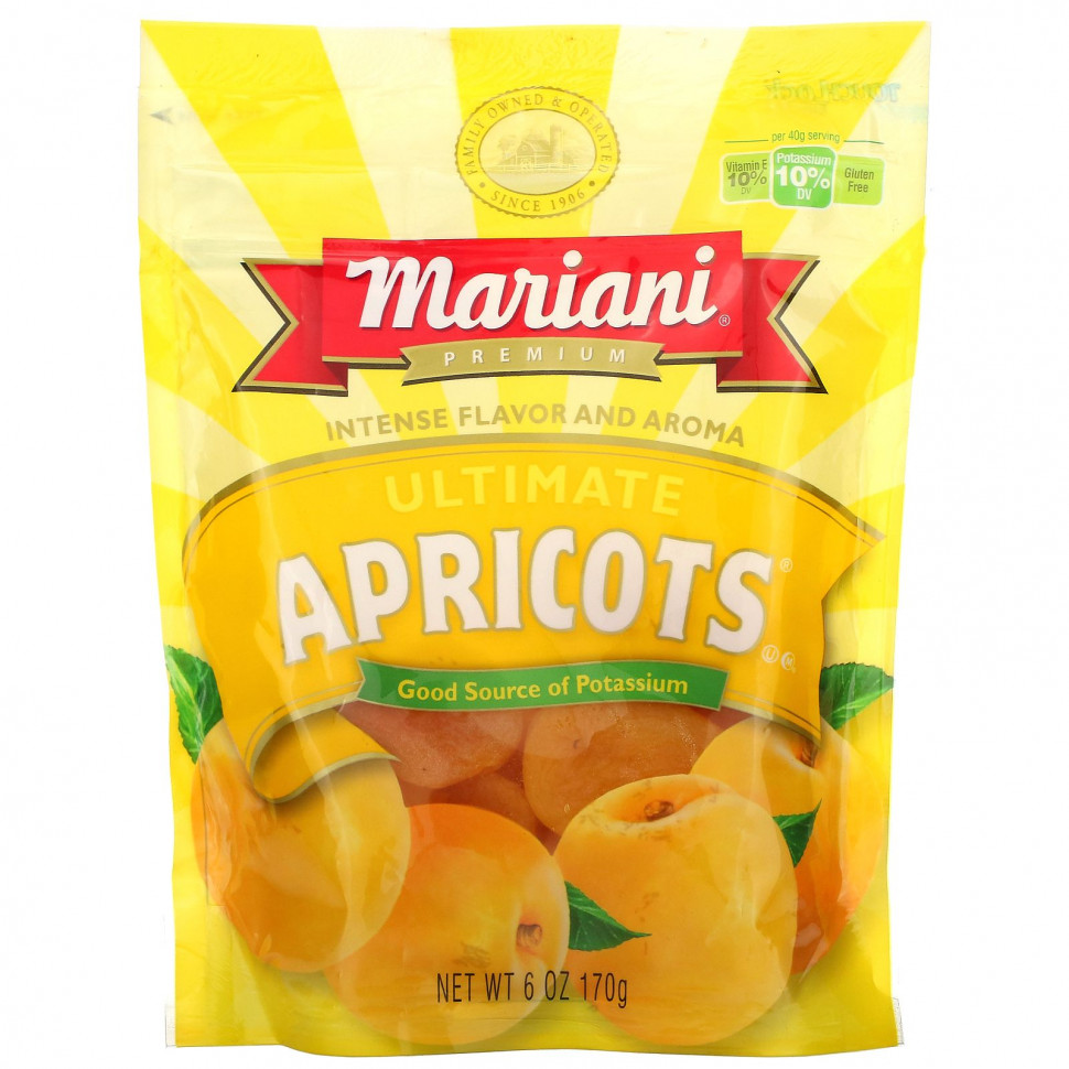 ������ ������ Mariani Dried Fruit, Premium, Ultimate Apricots, 6 oz ( 170 g)  IHerb (������) ����