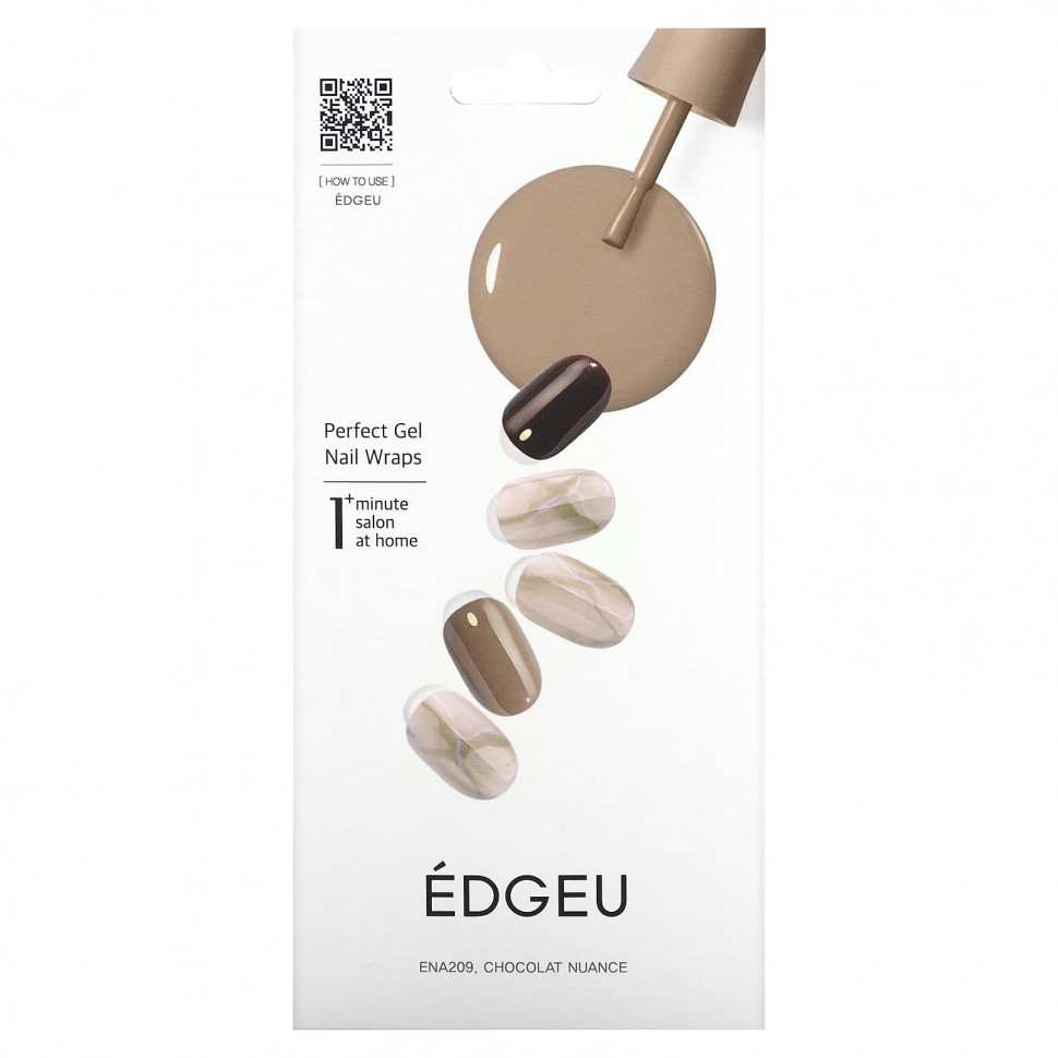 ������ ������ Edgeu, Perfect Gel Nail Wraps, ENT209, Chocolat Nuance, ����� �� 16 �������  IHerb (������) ����