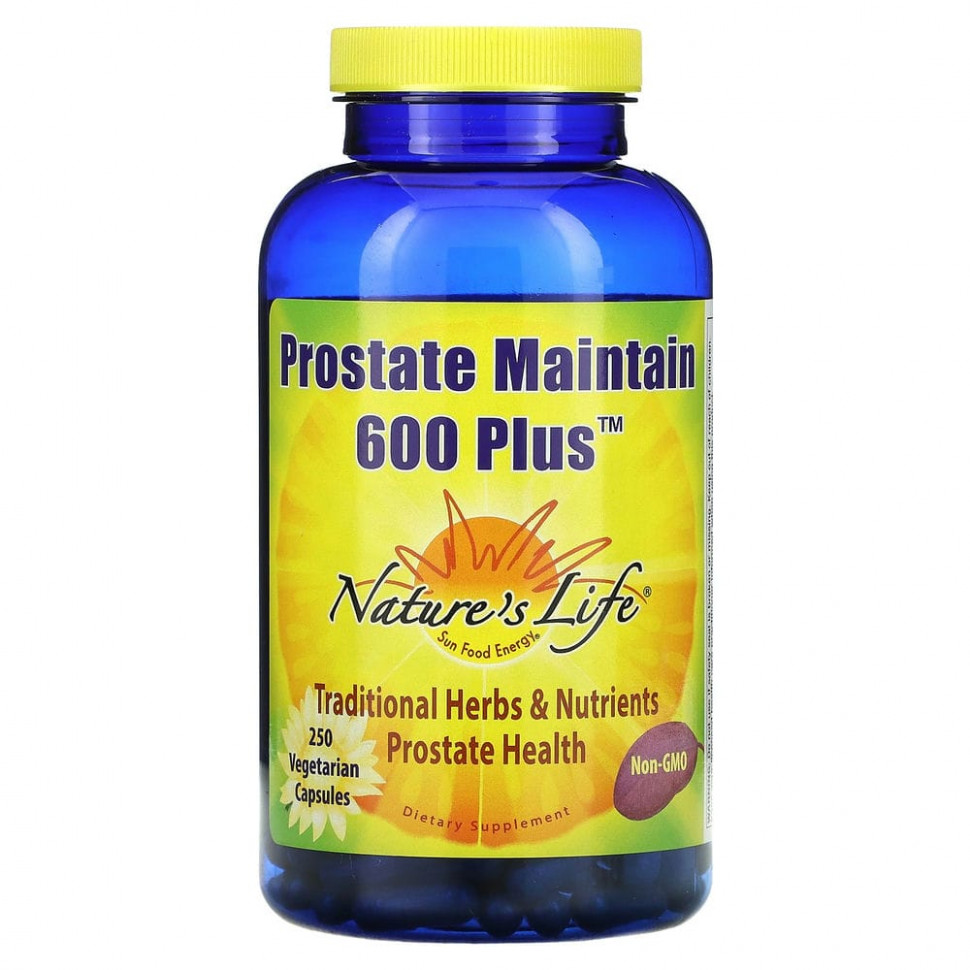 ������ ������ Nature's Life, Prostate Maintain 600 Plus, 250 �������������� ������  IHerb (������) ����