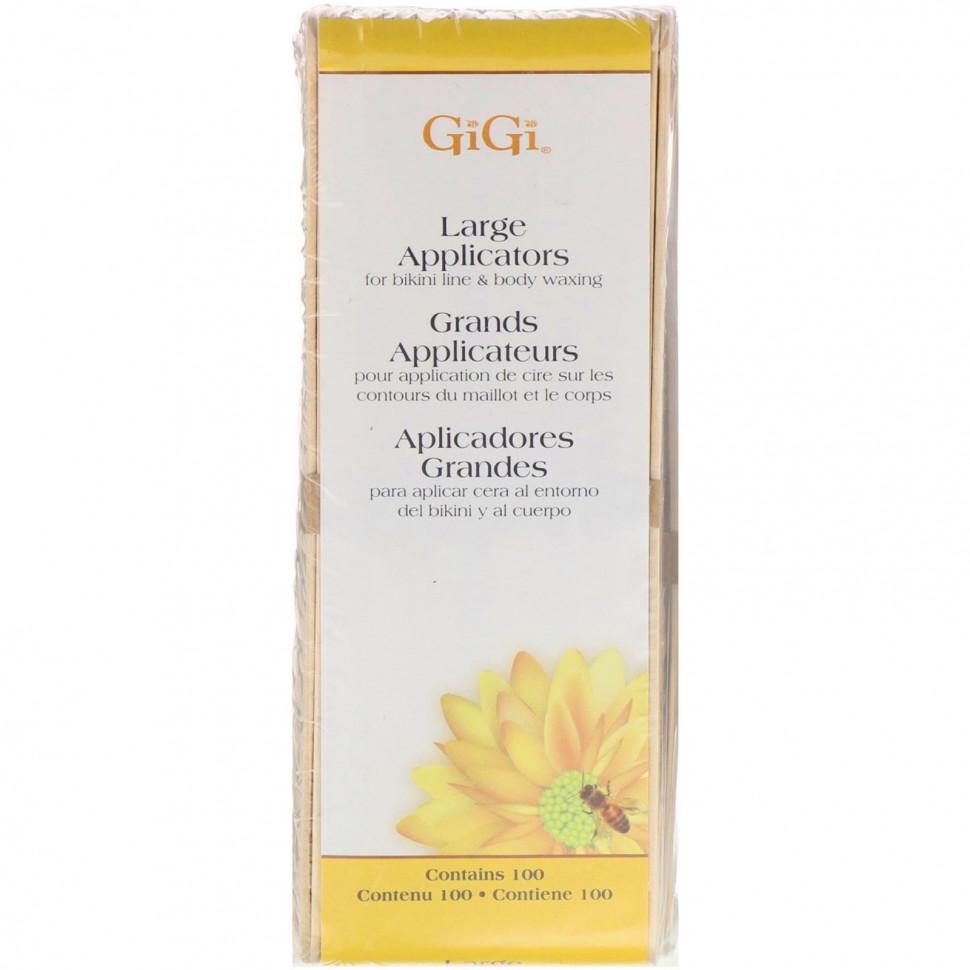 ������ ������ Gigi Spa, Large Applicators for Bikini Line & Body Waxing, 100 Applicators  IHerb (������) ����