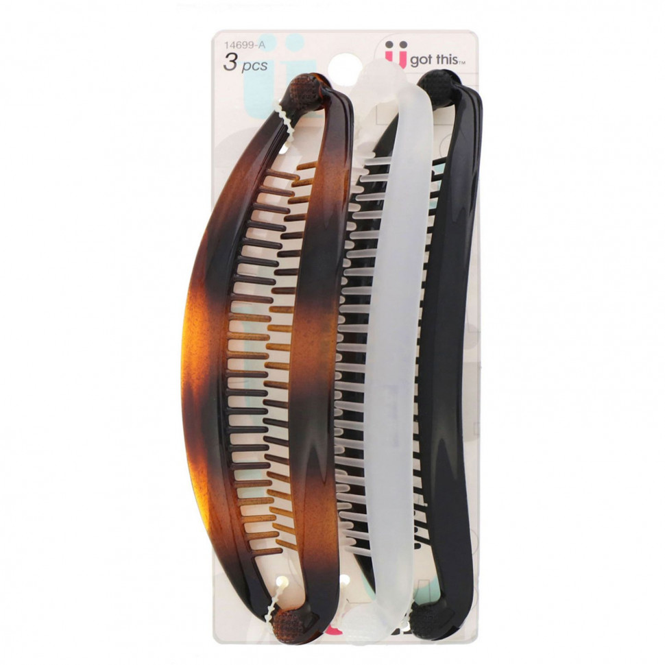 ������ ������ Scunci, �������-������, ������ �����, 3 �����  IHerb (������) ����