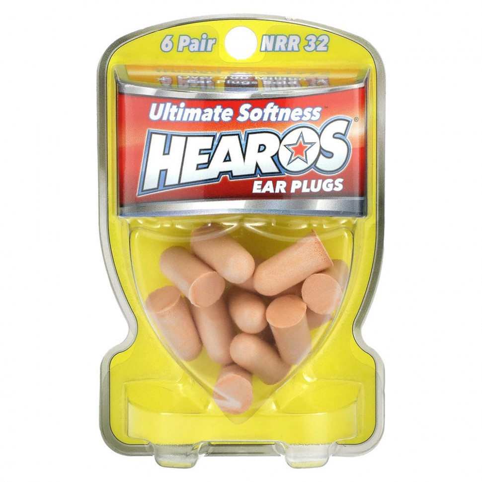 ������ ������ Hearos, ������, Ultimate Softness, High, NRR 32, 6 ���  IHerb (������) ����