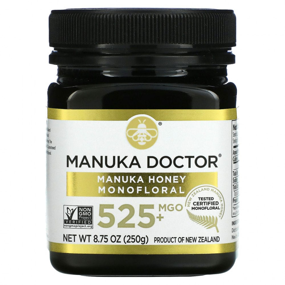������ ������ Manuka Doctor, ����������� ��� ������, MGO 525+, 250 � (8,75 �����)  IHerb (������) ����