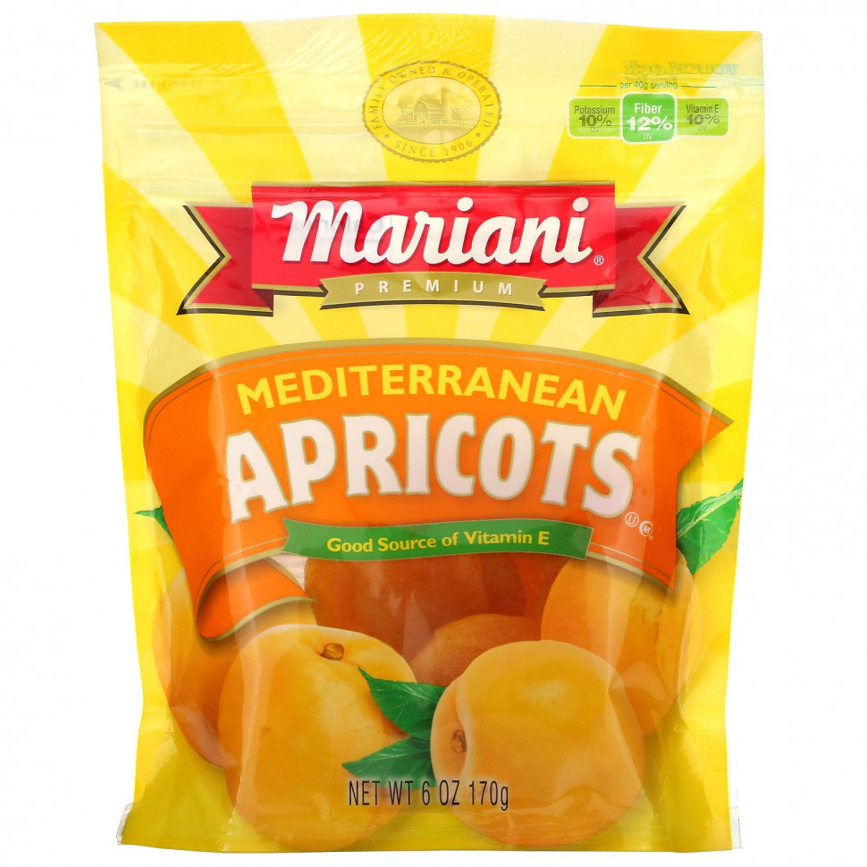 ������ ������ Mariani Dried Fruit, Premium, Mediterranean Apricots, 6 oz ( 170 g)  IHerb (������) ����