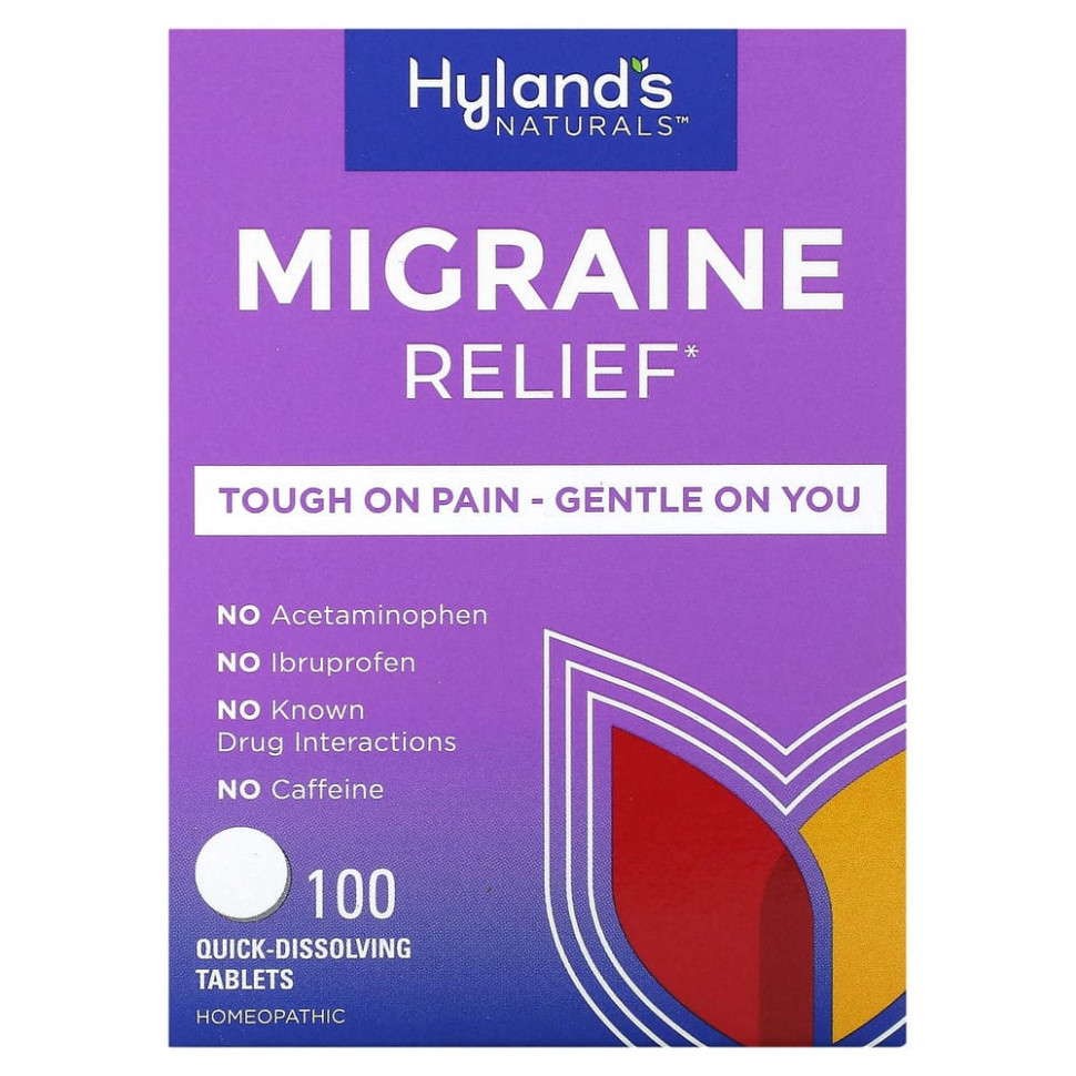 ������ ������ Hyland's, Migraine Relief, 100 tablets  IHerb (������) ����