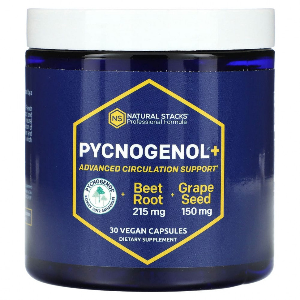 ������ ������ Natural Stacks, Pycnogenol +, 30 ��������� ������  IHerb (������) ����