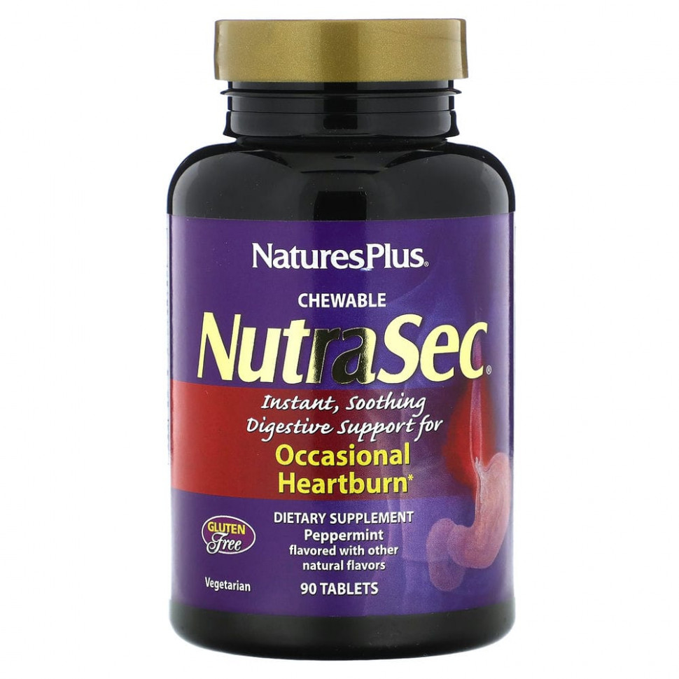 ������ ������ NaturesPlus, ����������� NutraSec, �������� ����, 90 ��������  IHerb (������) ����