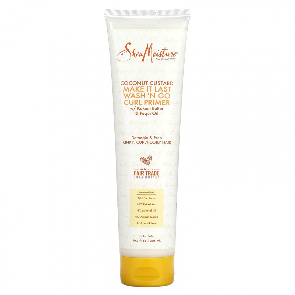 ������ ������ SheaMoisture, Make It Last Wash 'N Go Curl Primer, ��������� ����, 305 �� (10,3 ����. �����)  IHerb (������) ����