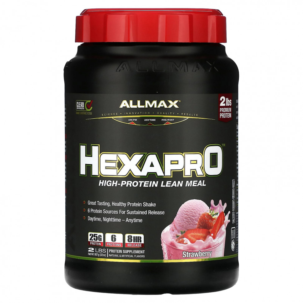 ������ ������ ALLMAX, Hexapro, ������� ��� � ������� ����������� �����, ��������, 907 � (2 �����)  IHerb (������) ����
