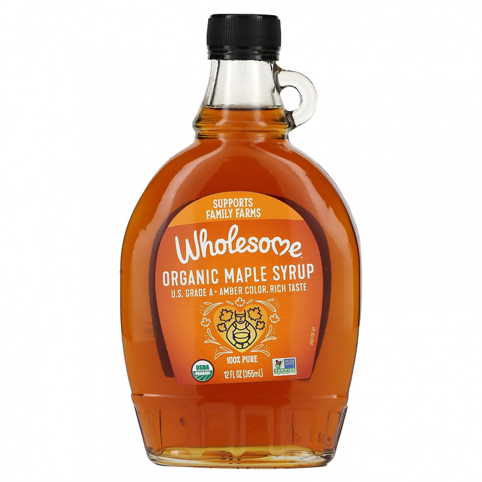 ������ ������ Wholesome Sweeteners, Organic Maple Syrup, 12 fl oz (355 ml )  IHerb (������) ����