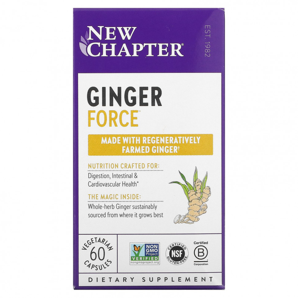 ������ ������ New Chapter, Ginger Force, 60 �������������� ������  IHerb (������) ����