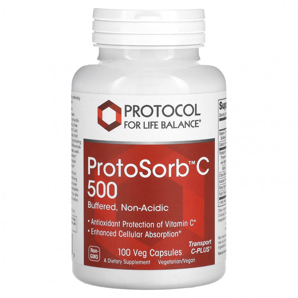 ������ ������ Protocol for Life Balance, ProtoSorbC 500`` 100 ������������ ������  IHerb (������) ����