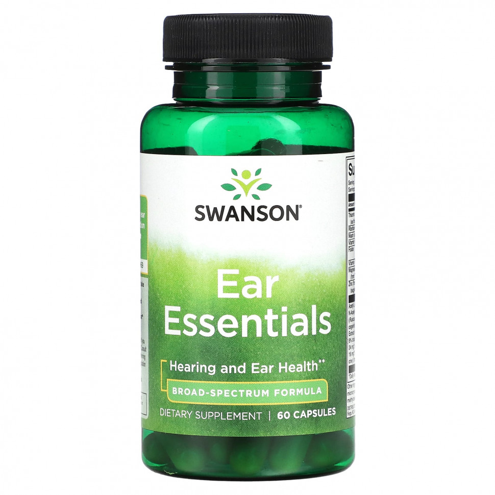 ������ ������ Swanson, Ear Essentials, 60 ������  IHerb (������) ����
