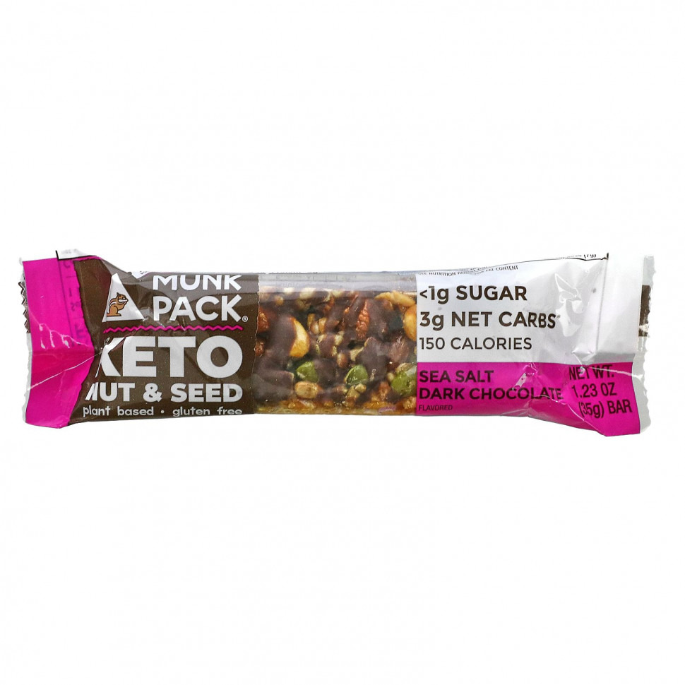 ������ ������ Munk Pack, Nut & Seed Bar, ������ ������� � ������� �����, 35 � (1,23 �����)  IHerb (������) ����
