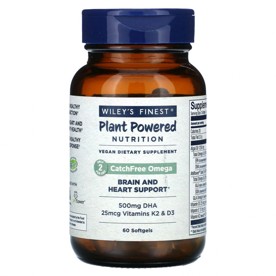 ������ ������ Wiley's Finest, CatchFree Omega, 60 ������ ��������  IHerb (������) ����