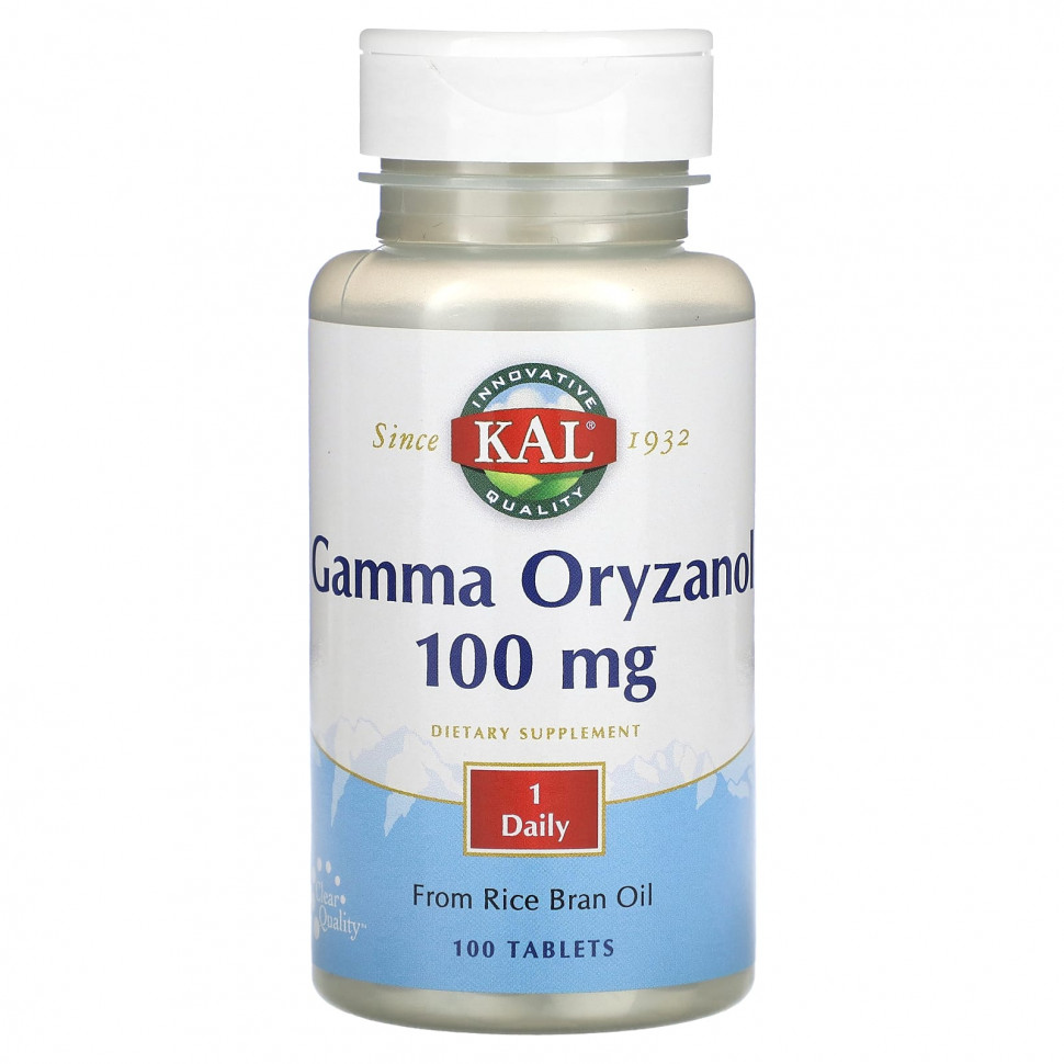 ������ ������ KAL, Gamma Oryzanol, 100 mg, 100 Tablets  IHerb (������) ����