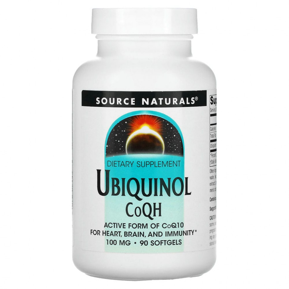 ������ ������ Source Naturals, �������� CoQH??, 100 ��, 90 ������  IHerb (������) ����