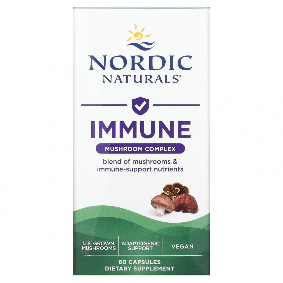 ������ ������ Nordic Naturals, Immune, ������� ��������, 60 ������  IHerb (������) ����