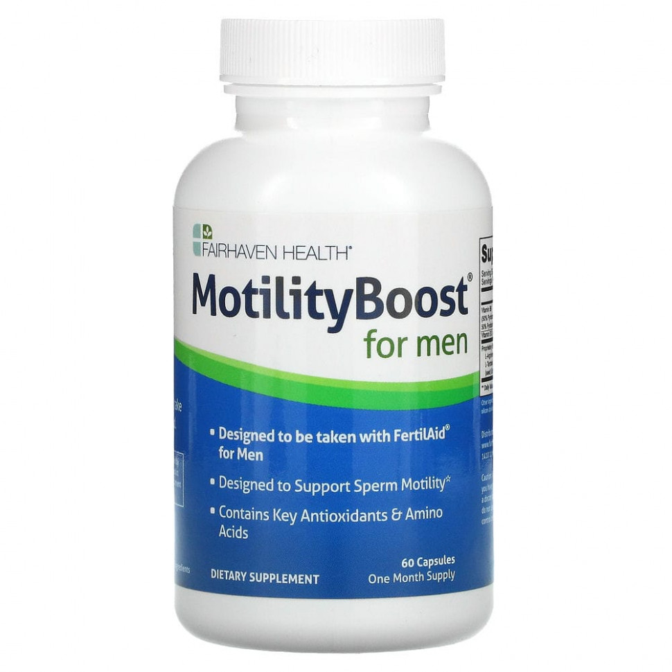 ������ ������ Fairhaven Health, MotileBoost ��� ������, 60 ������  IHerb (������) ����