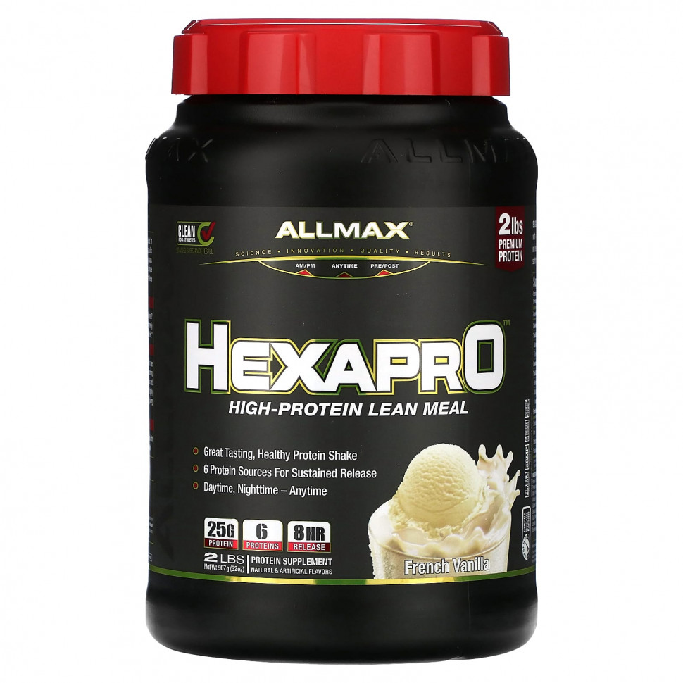 ������ ������ ALLMAX, Hexapro, ������� ��� � ������� ����������� �����, ����������� ������, 907 � (2 �����)  IHerb (������) ����