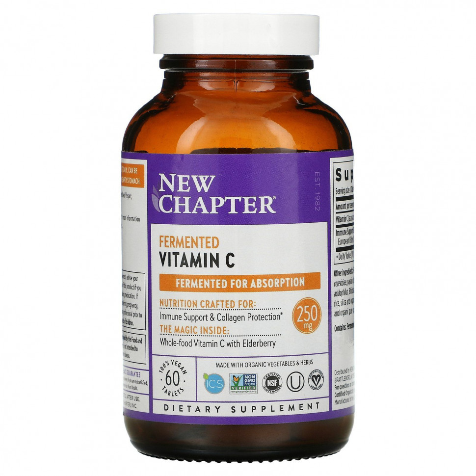 ������ ������ New Chapter, Fermented Vitamin C, 60 Vegan Tablets  IHerb (������) ����