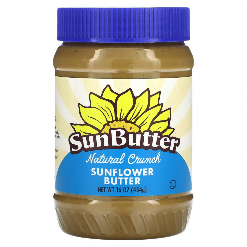 ������ ������ SunButter, Natural Crunch, ����� �� ����� �������������, 16 ����� (454 �)  IHerb (������) ����