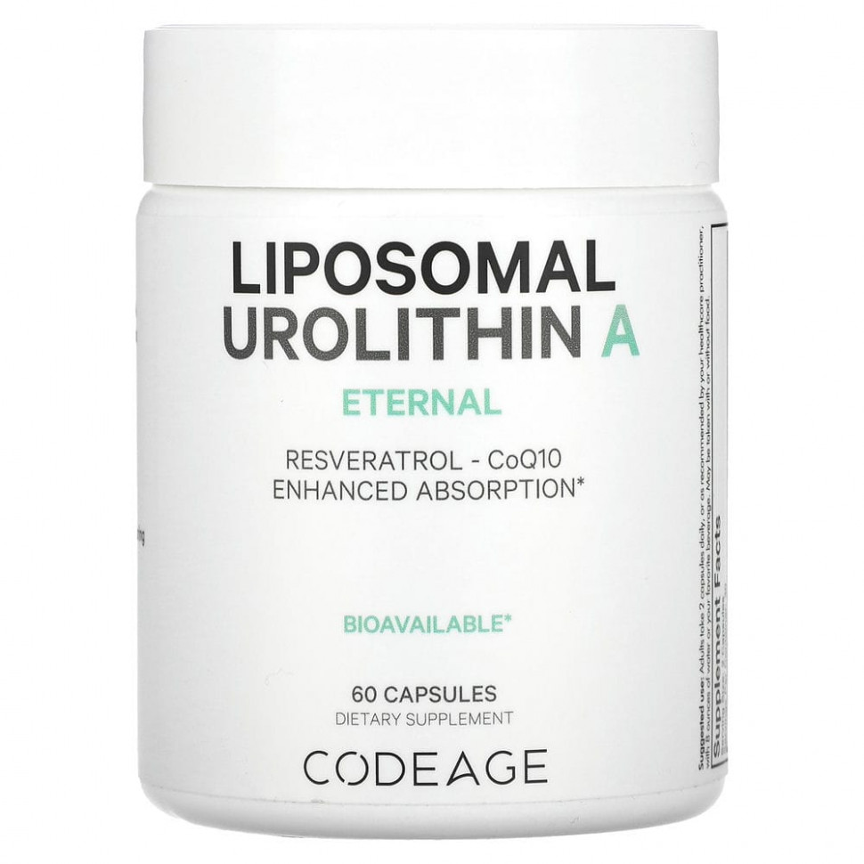 ������ ������ Codeage, Liposomal Urolithin A, Eternal, 60 ������  IHerb (������) ����
