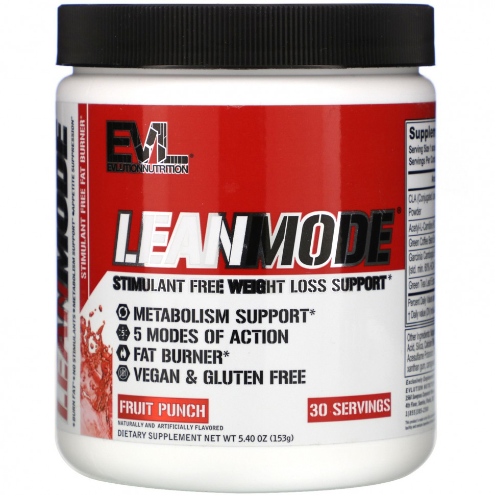 ������ ������ EVLution Nutrition, LeanMode, ��������� ����, 153 � (5,40 �����)  IHerb (������) ����