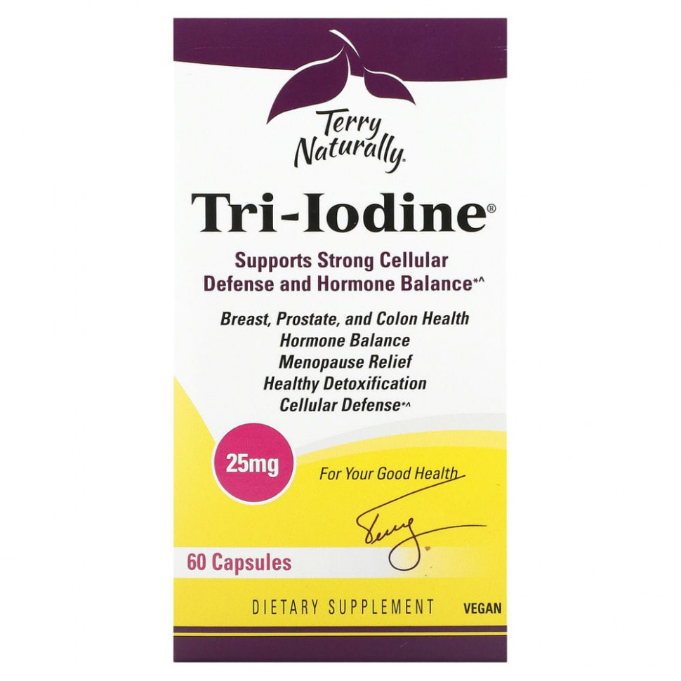 ������ ������ Terry Naturally, Tri-Iodine, 25 ��, 60 ������  IHerb (������) ����