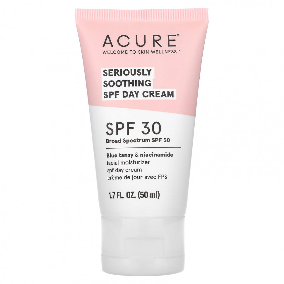 ������ ������ ACURE, Seriously Soothing, ������� ���� � SPF, SPF 30, 50 �� (1,7 ����. �����)  IHerb (������) ����
