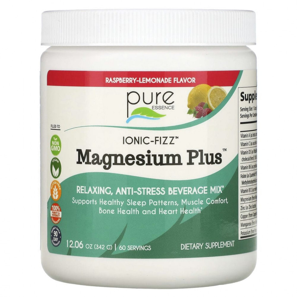 ������ ������ Pure Essence, Ionic-Fizz, Magnesium Plus, ��������� �������, 342 � (12,06 �����)  IHerb (������) ����
