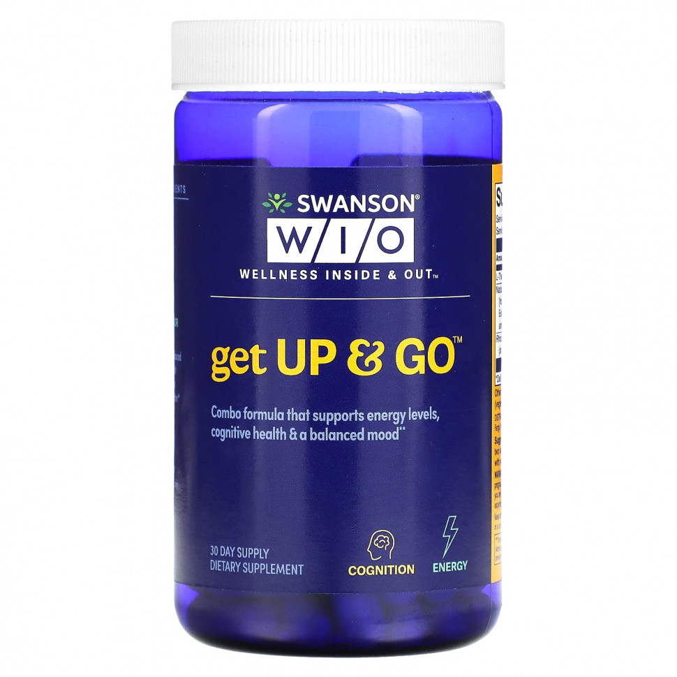 ������ ������ Swanson WIO, Get Up & Go, 60 �������������� ������  IHerb (������) ����