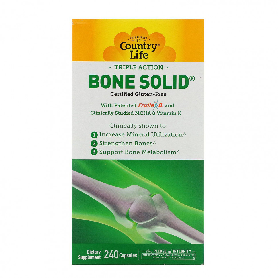 ������ ������ Country Life, Triple Action Bone Solid, 240 ������  IHerb (������) ����