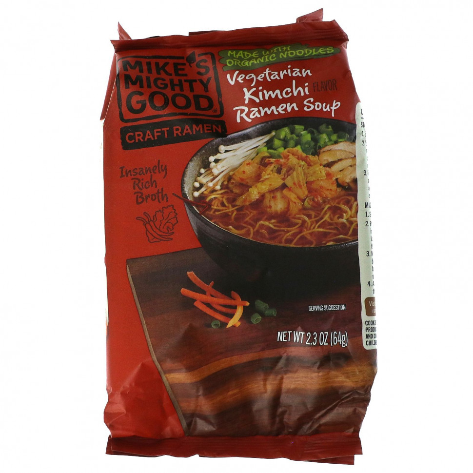 ������ ������ Mike's Mighty Good, Craft Ramen, �������������� ��� � ����� �����, 2,3 ����� (64 �)  IHerb (������) ����