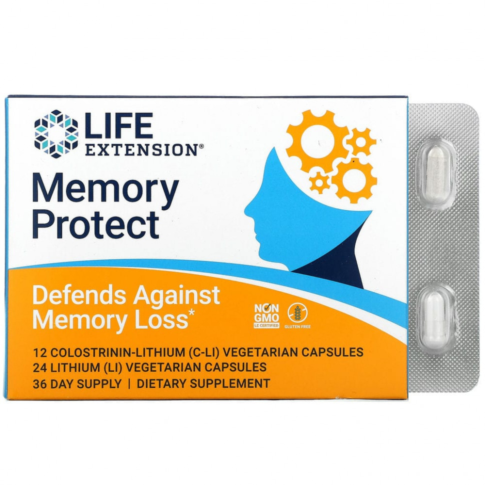 ������ ������ Life Extension, Memory protect, 36 �������������� ������  IHerb (������) ����