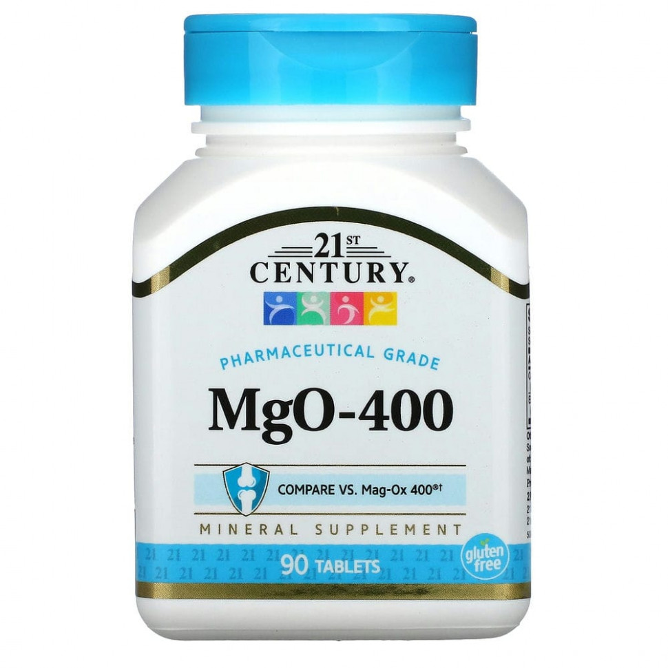 ������ ������ 21st Century, MgO-400, 90 ��������  IHerb (������) ����