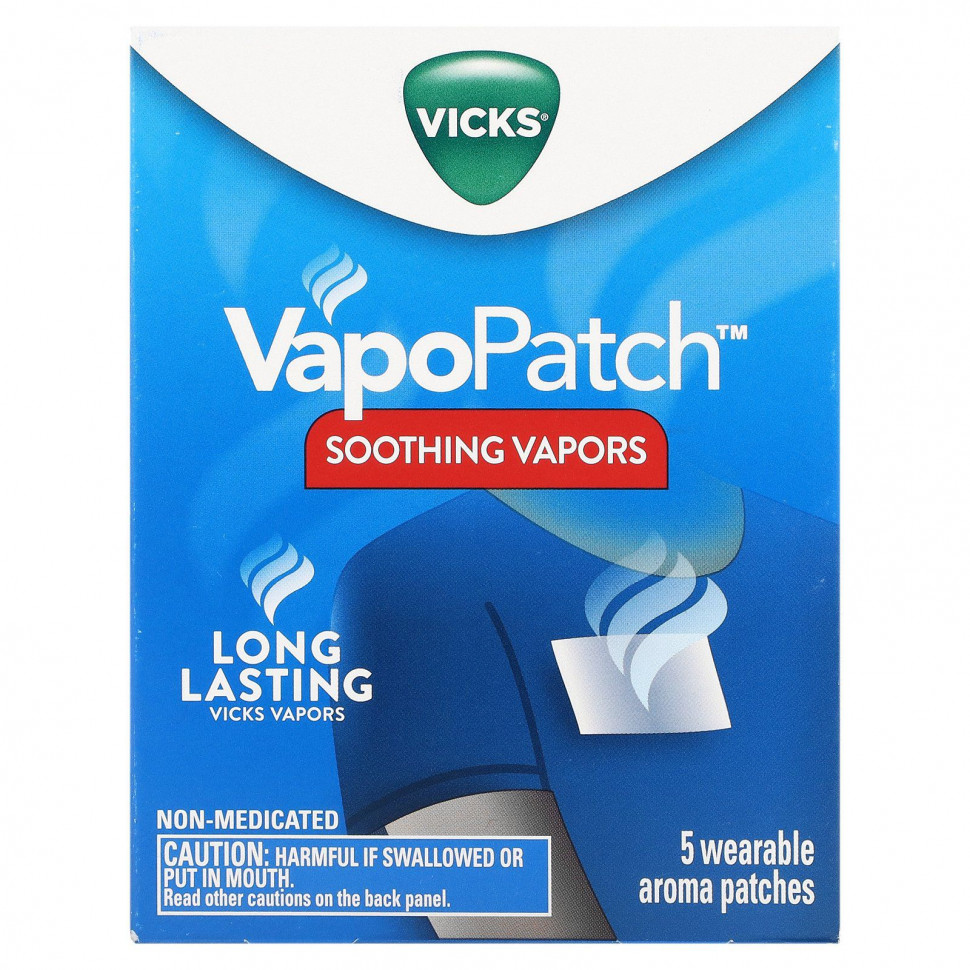 ������ ������ Vicks, VapoPatch, Soothing Vapors, 5 ������ � �������� ��� �������  IHerb (������) ����